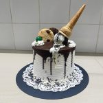 Cake de Helado de Chocolate
