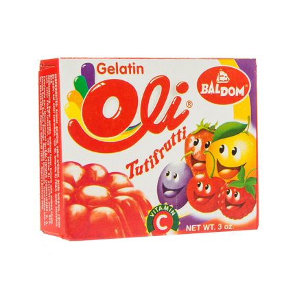 Gelatina Oli Tutifrutti 3Oz - 85g