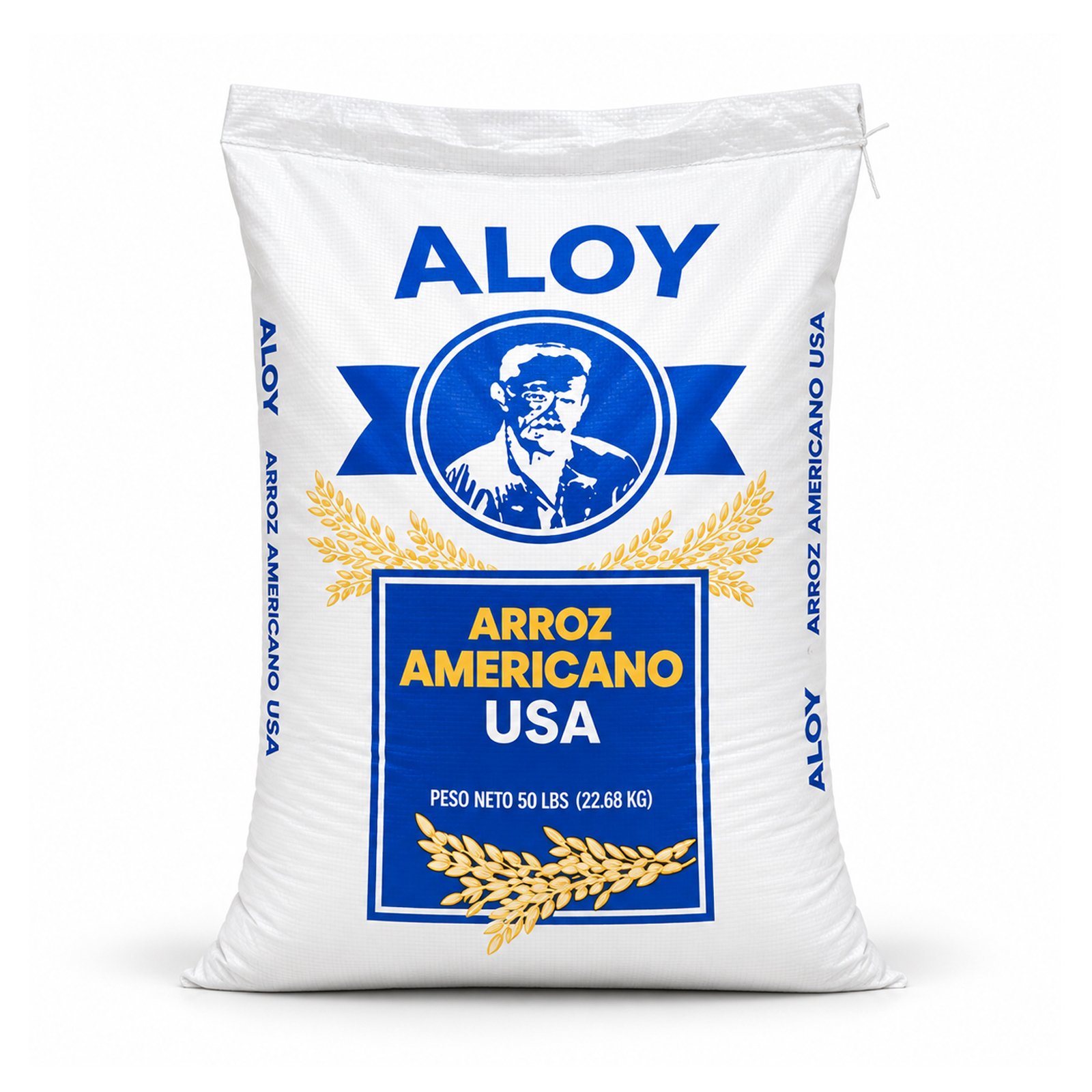 Saco de Arroz Americano ALOY 50 lb OK Saco de Arroz Americano ALOY 50 lb (Solo HABANA) - Imagen 1